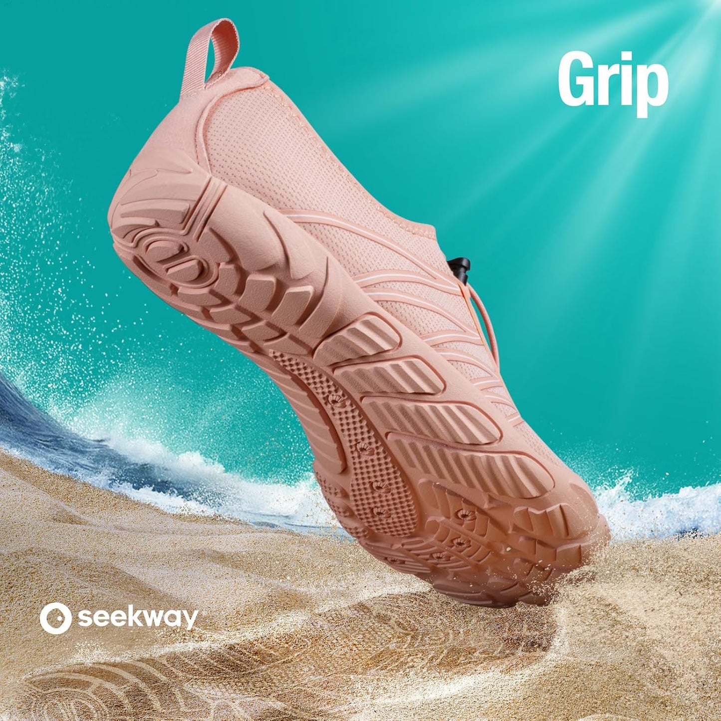 SEEKWAY Wasserschuhe Herren Damen Erwachsene Quick-Dry Badeschuhe Barfußschuhe für Strand Schwimmen Fluss Pool See Wandern Kajak Surfen
