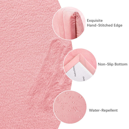 Huloo Sleep Ultra Soft Baby Spielmatte für den Boden, 3,3 cm dicke Elasti-Foam 127x127 cm Laufgittermatte für Kleinkinder, rutschfeste Rückseite, sicher zum Krabbeln und für die Bauchlage, Tatami-Stil (Dunkelgrau)