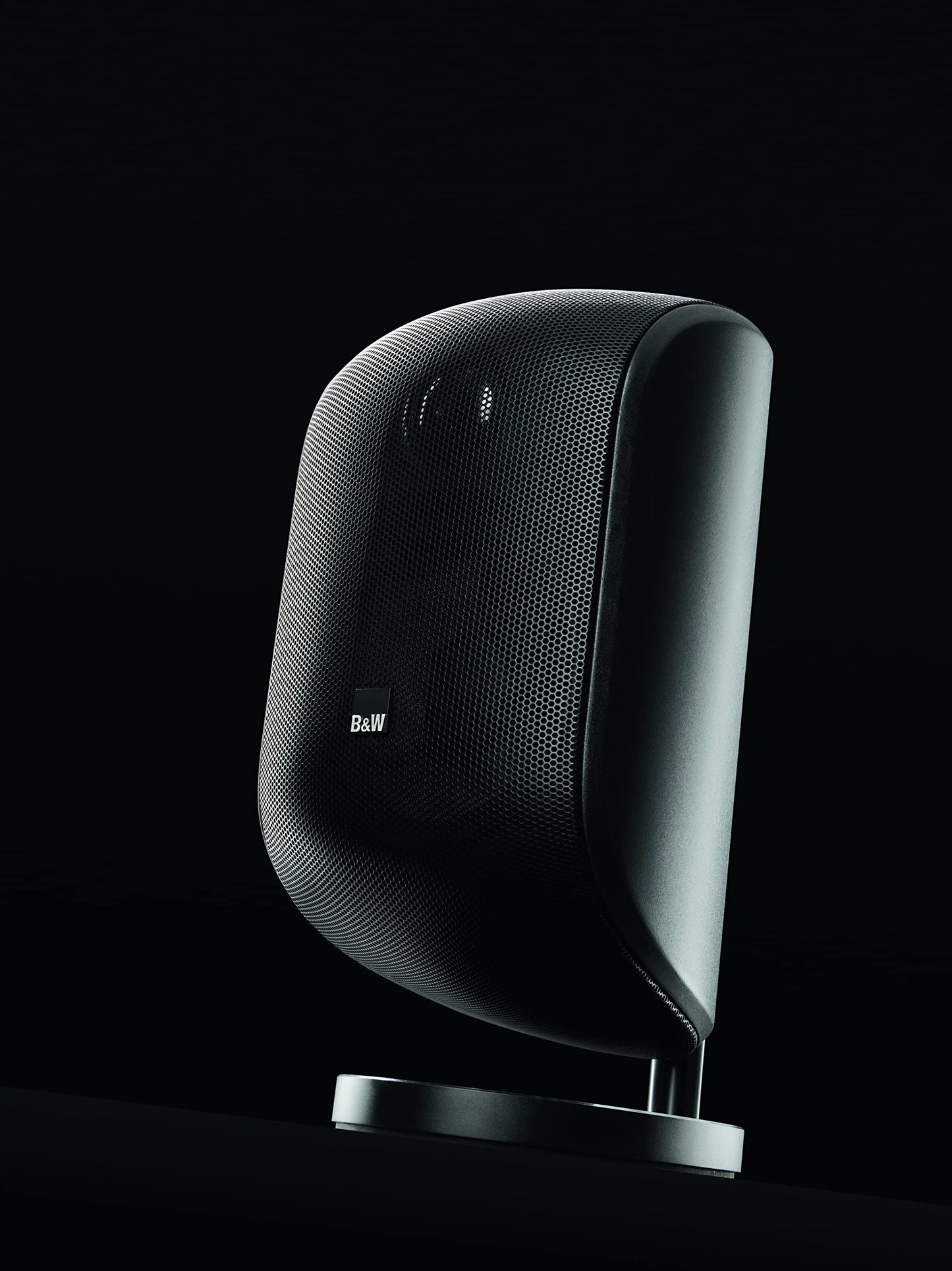Bowers and Wilkins M-1 Satellite Speaker (1 Count) 4" Glass Fiber Midrange, 1" Aluminum Dome Tweeter, Use as Home Stereo Speakers or Center Channel in Your Surround Sound System, Matte Black (Single)