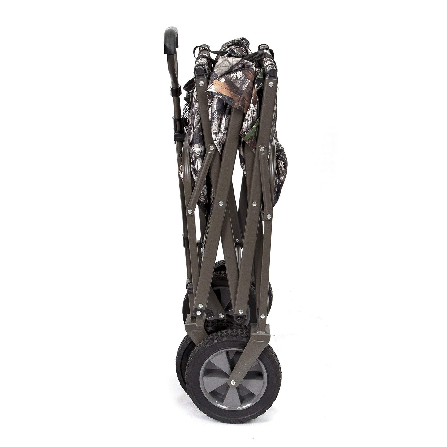 Mac Sports Collapsible Folding Outdoor Utility Wagon, Black