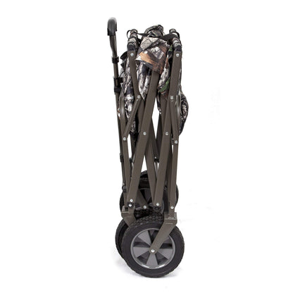 Mac Sports Collapsible Folding Outdoor Utility Wagon, Black
