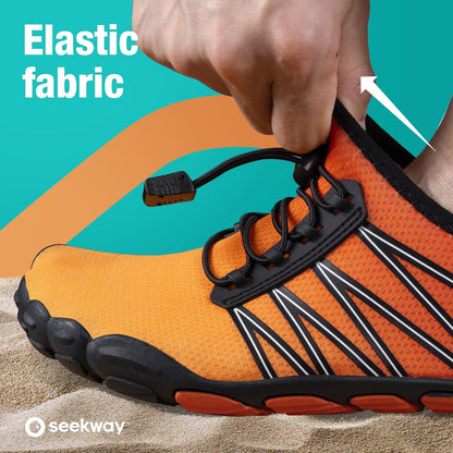 SEEKWAY Wasserschuhe Herren Damen Erwachsene Quick-Dry Badeschuhe Barfußschuhe für Strand Schwimmen Fluss Pool See Wandern Kajak Surfen