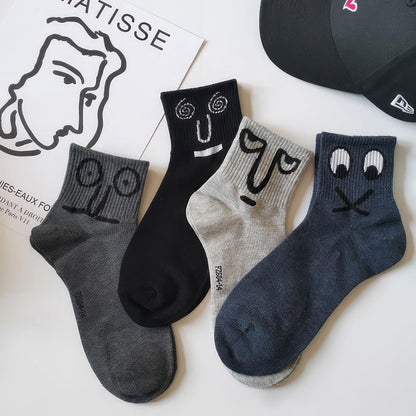 Lustige Crew Socken Bunte Neuheit Niedliche Casual Crew Socken Geschenkpackungen für Damen Herren