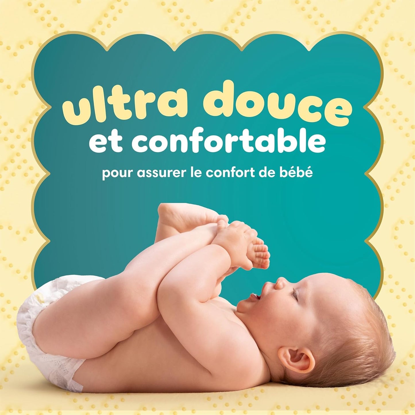 Pampers Swaddlers Windeln, Größe 0 (bis 4,5 kg), 84 Stück, Saugfähig, Hält Babys trocken und bequem, Hautverträgliche Einwegwindel