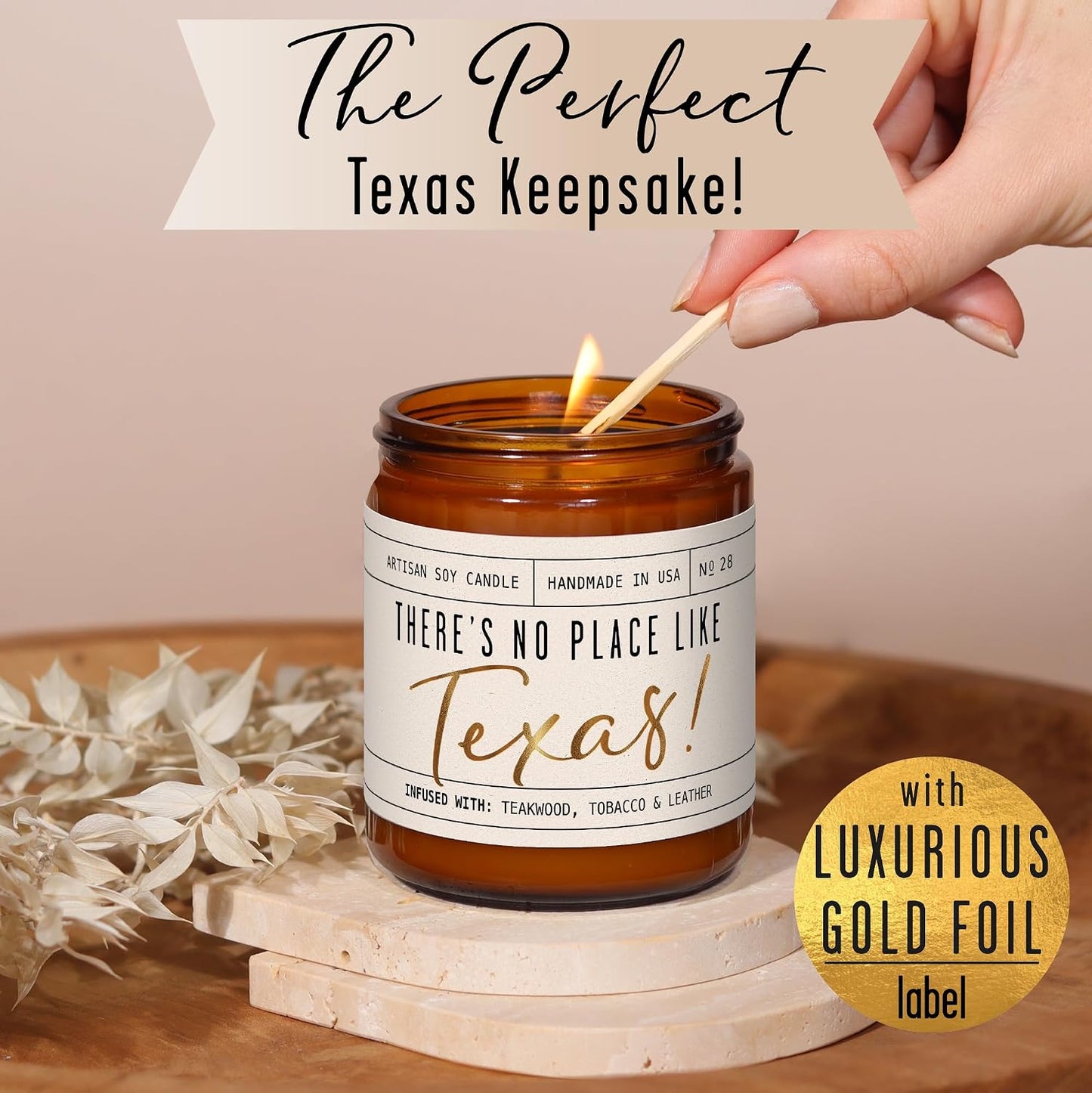 There's No Place Like Texas Candle: A Nostalgic Souvenir for Home