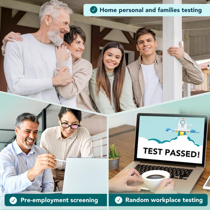 Easy@Home Marihuana Urin-Drogentest-Kit [15er-Pack] - THC-Tests für den Heimgebrauch - Testkits zum Nachweis von Marihuana mit 50 ng/ml Cutoff-Grenzwert #EDTH-114