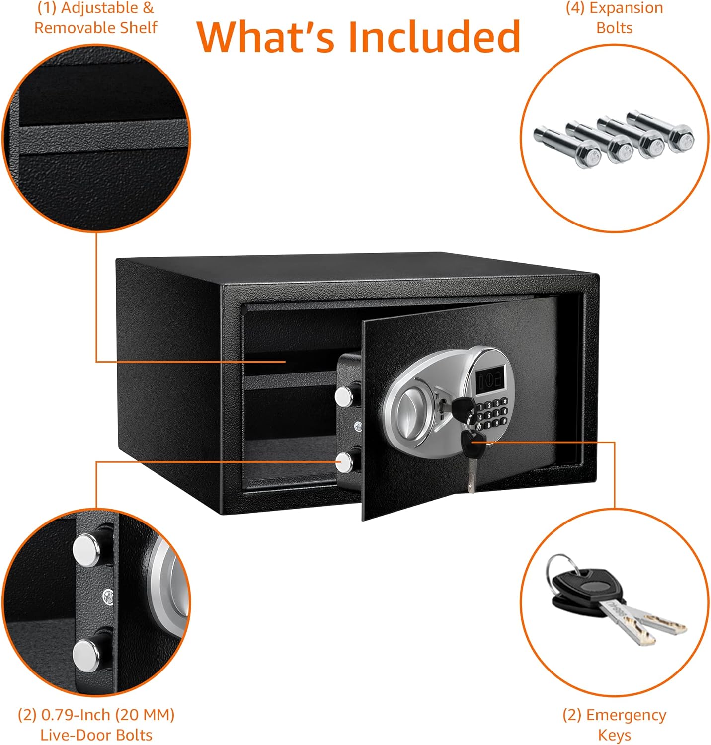 Secure Your Valuables with the Amazon Basics Steel Security Safe Box