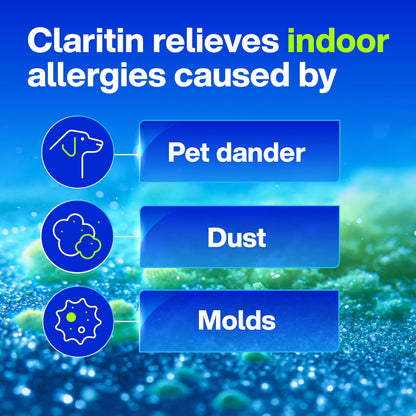 Claritin® Liquid, Allergy Medicine for Adults, 24-Hour Non-Drowsy Loratadine 5mg, Antihistamine, Cooling Honey Flavored, 8 fl. oz (Pack of 2)