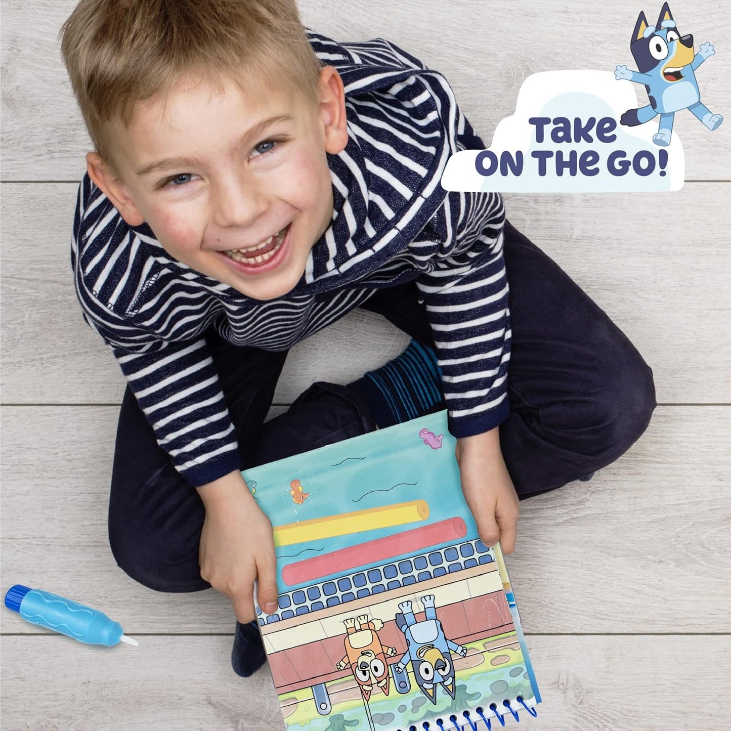 Horizon Group USA Bluey Aqua Art - A Mess-Free Coloring Experience