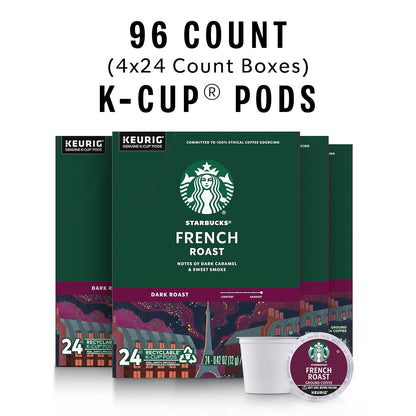 Starbucks French Roast K-Cup Coffee Pods