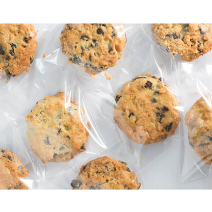 Selbstklebende Zellophanbeutel, 5x7 Zoll Keksbeutel, durchsichtige, wiederverschließbare Zellophanbeutel selbstklebend zum Verpacken von Geschenken, Produkten, 100 Stück