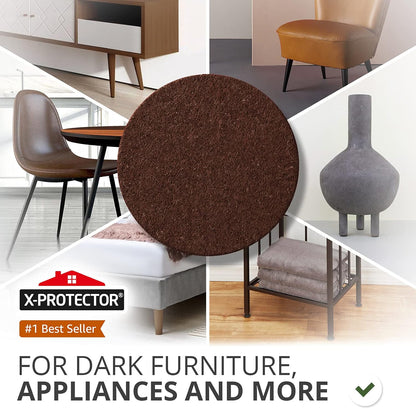 Felt Pads X-PROTECTOR - Giant 235 Pack Premium Furniture Pads. Huge Quantity Felt Furniture Pads Wood Floor Protectors for Furniture Feet – Best Hardwood Floor Protectors. Protect Your Wood Floors!