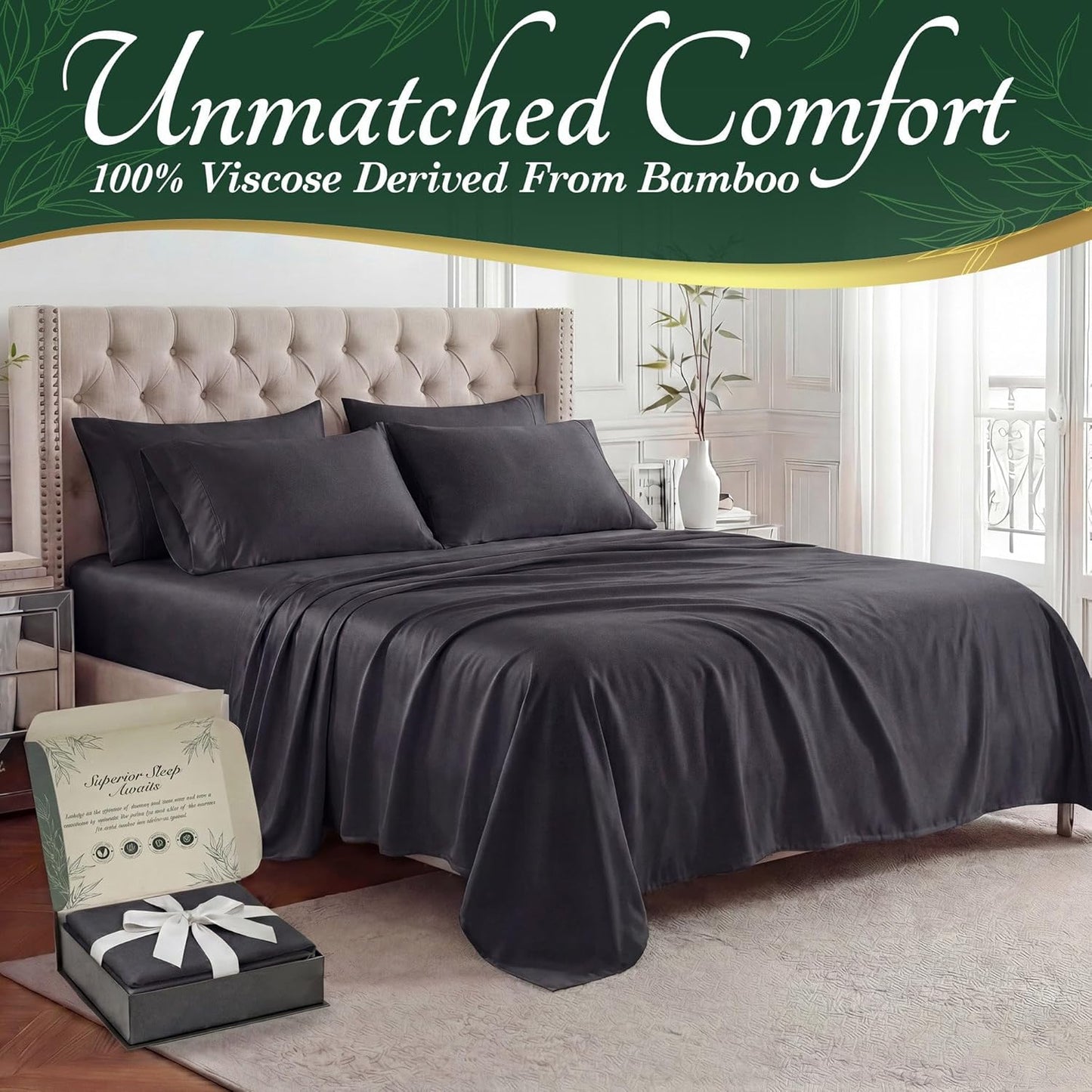DECOLURE Bamboo Sheets: The Secret to a Cooler, Comfortable Night's Sleep