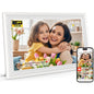 Frameo 10.1 Inch WiFi Digital Picture Frame, Smart Cloud Electronic Photo Frame with HD IPS Touch Screen Slideshow 32GB Memory Auto-Rotate Wall Mount, Share Photos/Videos from Phone - Gifts for Mom