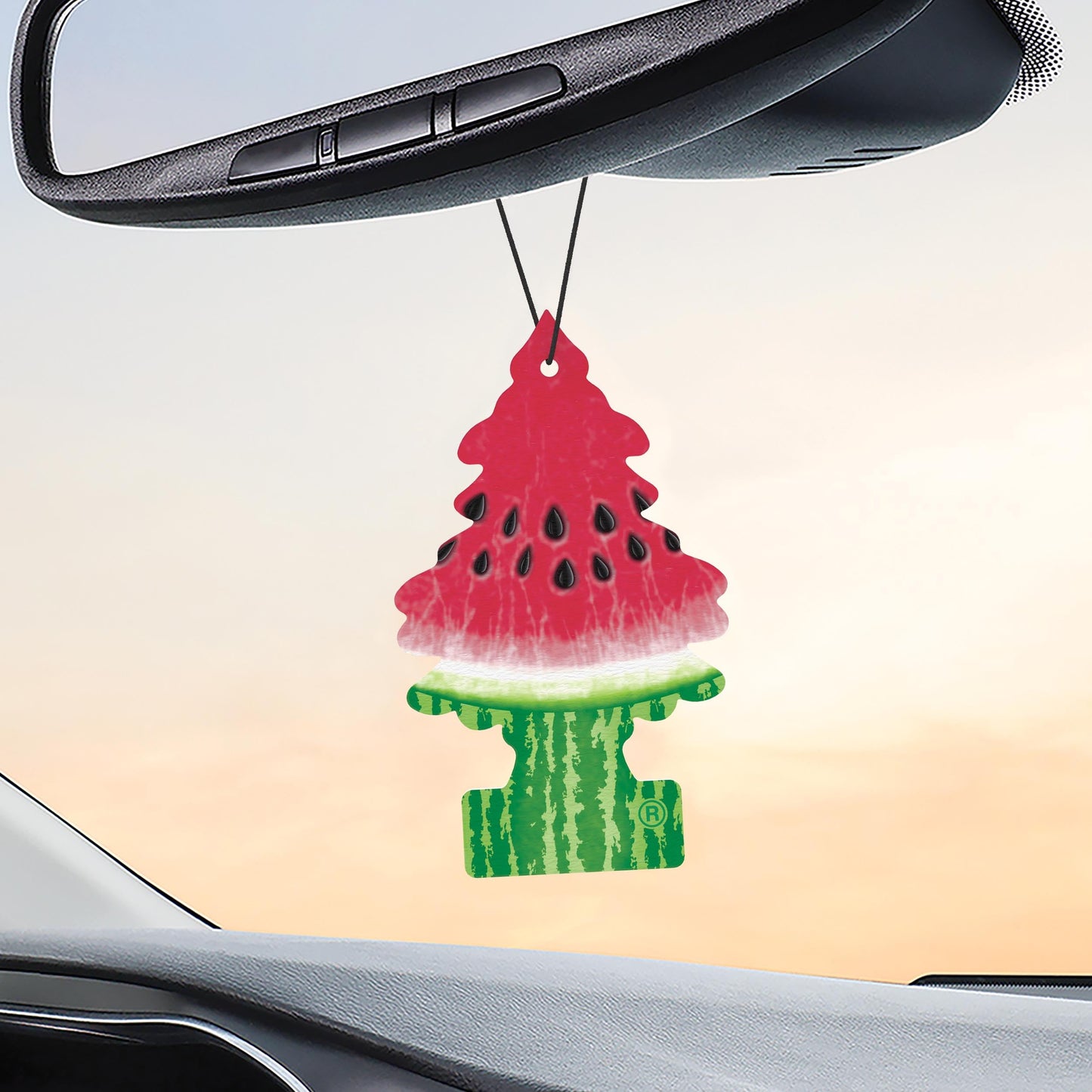 LITTLE TREES Car Air Freshener | Hanging Tree Provides Long Lasting Scent for Auto and Home | Black Ice, 24 Air Fresheners