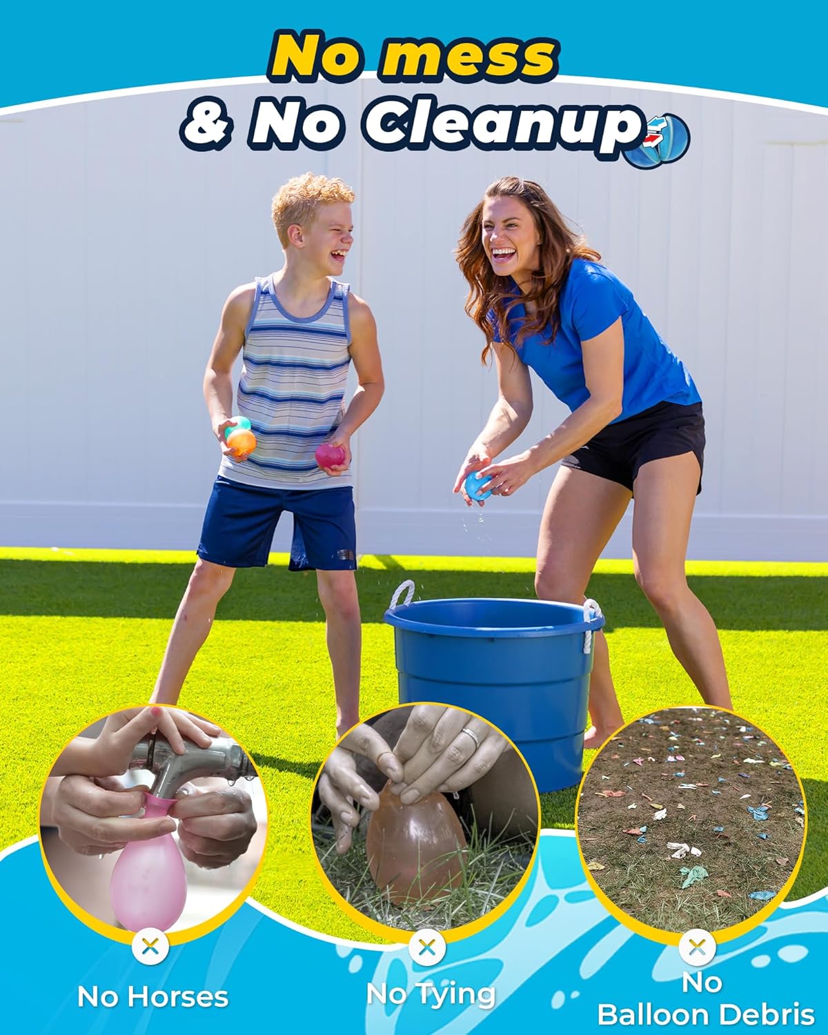 12PCS Reusable Water Balloons for Endless Summer Fun