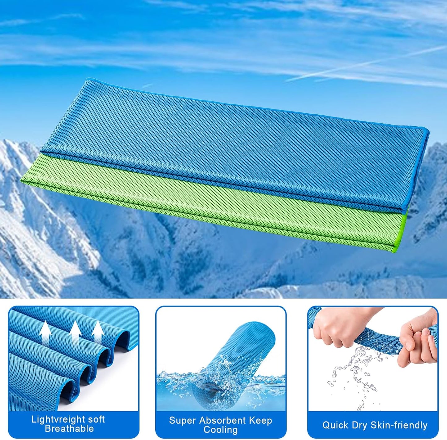 CADONO 4 Pack Cooling Towel: Your Ultimate Fitness Companion