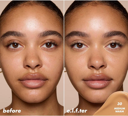e.l.f. Soft Glam Satin Concealer, Mittlere Deckkraft für Unreinheiten & Unteraugen, knitterfest, langanhaltend, vegan & tierversuchsfrei, 10 Fair Cool