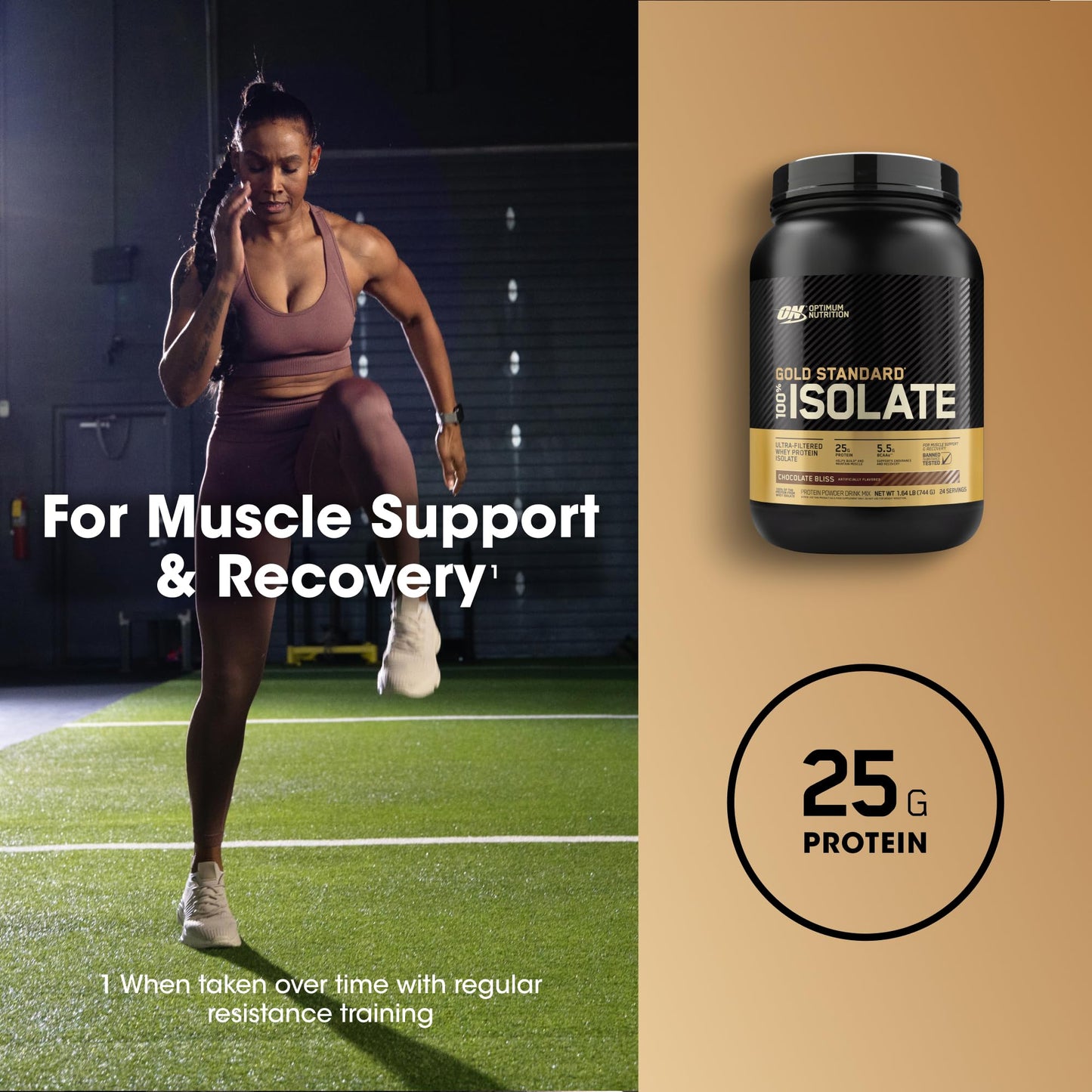 Optimum Nutrition Gold Standard 100% Isolate, Protein Powder, Chocolate Bliss, 3 Pounds, 44 Servings. Whey Protein Isolate (Packaging May Vary) (Pack of 4)