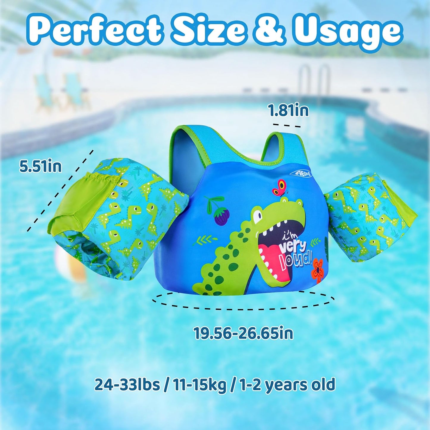 AEOCOO Puddle Float Jumper: A Fun and Safe Swim Vest for Toddlers