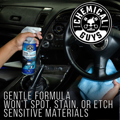 Chemical Guys Total Interior Reiniger & Protector, sicher für Autos, LKWs, SUVs, Motorräder, Wohnmobile & mehr, 473 ml (2er-Pack), Frischer Duft