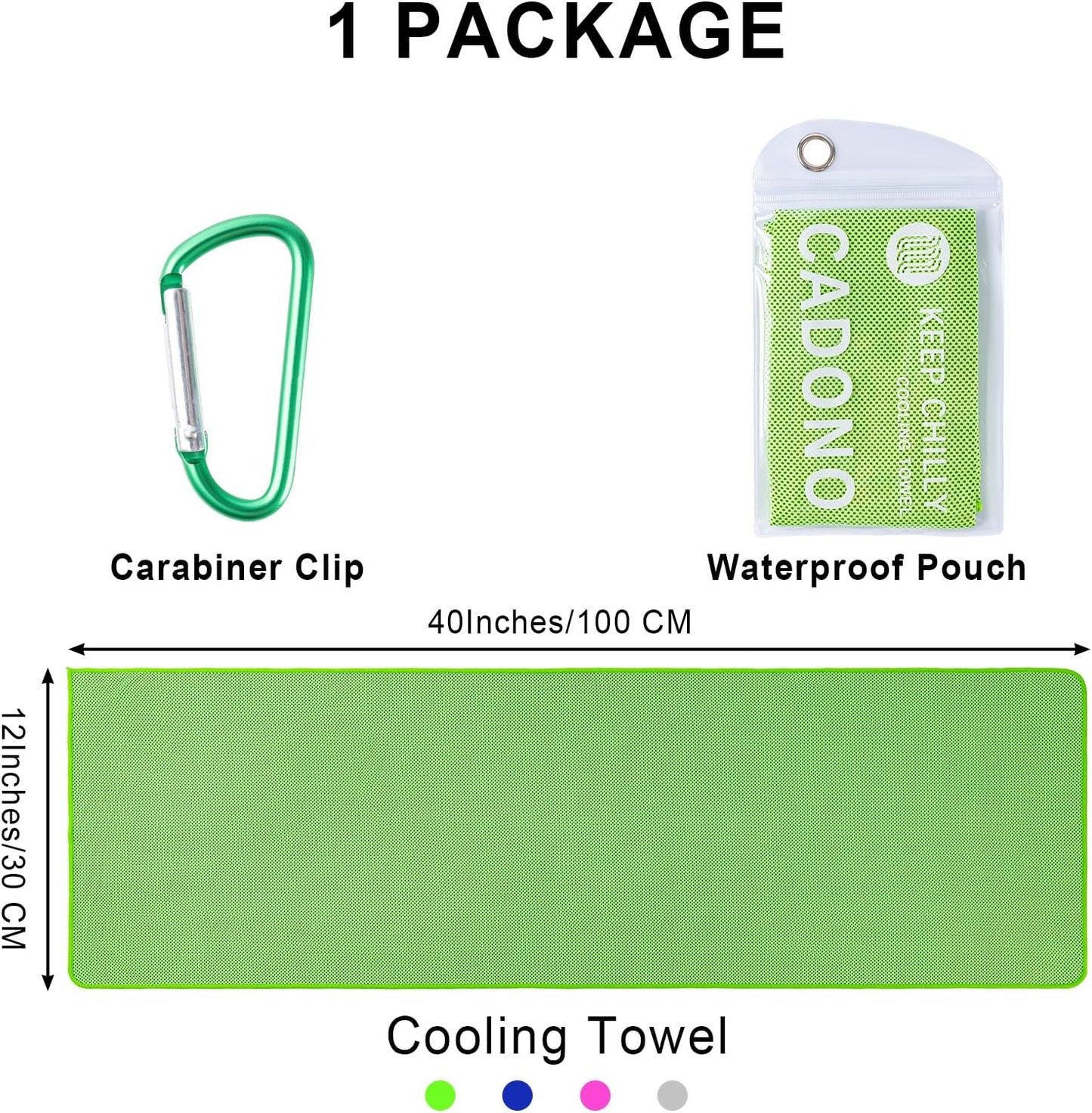 CADONO 4 Pack Cooling Towel: Your Ultimate Fitness Companion
