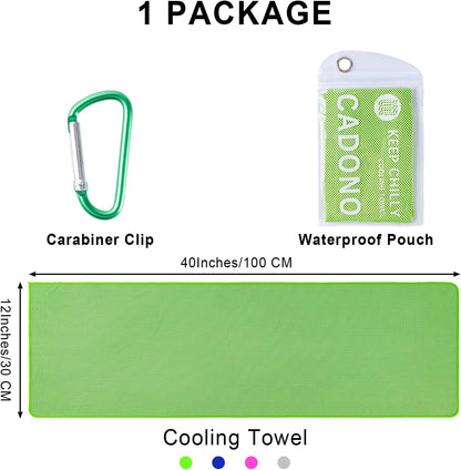 CADONO 4 Pack Cooling Towel: Your Ultimate Fitness Companion
