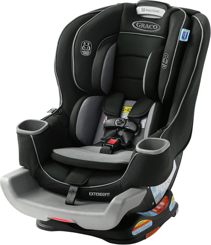 Graco Extend2Fit Kindersitz, 2-in-1 vorwärts- und rückwärtsgerichteter Babysitz, 1,8-30 kg (4-65 lb), Carter
