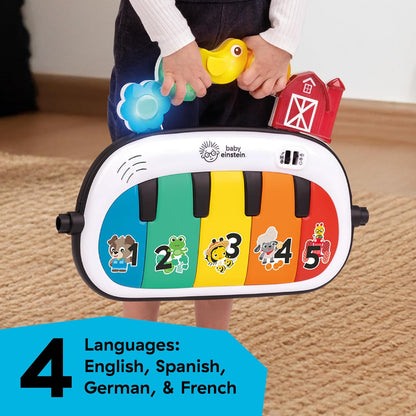 Baby Einstein 4-in-1 Kickin' Tunes Musik- und Sprachspielmatte und Klavier-Bauchlage-Aktivitätsmatte