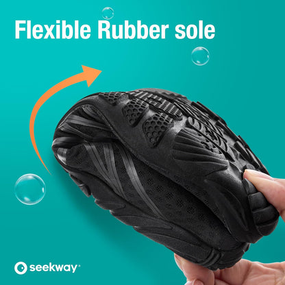 SEEKWAY Wasserschuhe Herren Damen Erwachsene Quick-Dry Badeschuhe Barfußschuhe für Strand Schwimmen Fluss Pool See Wandern Kajak Surfen