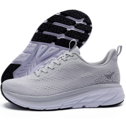 Grand Attack Men's Road Running Walking Shoes | Max Cushioned Comfort | Durable Non-Slip | Breathable Athletic Tennis Cross-Training Sneakers
