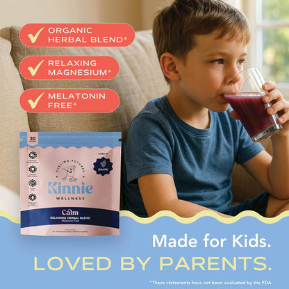 Kinnie Fueling Futures Bundle Pack - Multivitamin, Calm, and Immune Hydration - Sugar-Free with Probiotics, Magnesium & Electrolytes - 90 Stick Packs