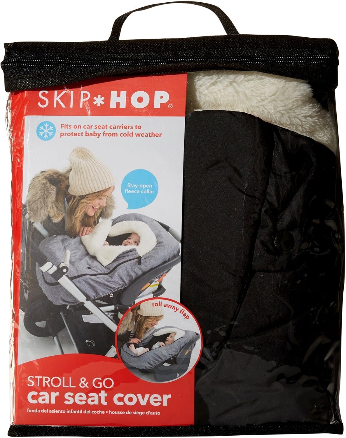 Skip Hop Winter Autositz-Abdeckung, Stroll & Go, Schwarz