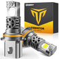 Termitor 2026 Upgraded H4/9003/HB2 Light Bulbs, 90,000LM 15X Super Bright Hi/Low Beam, 6500K Cool White H4 9003 Fog Lights, 1:1 Halogen Size Automotive Replacement IP68 Waterproof, Pack of 2