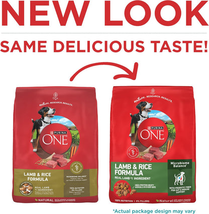 Purina ONE Dry Dog Food Lamb and Rice Formula