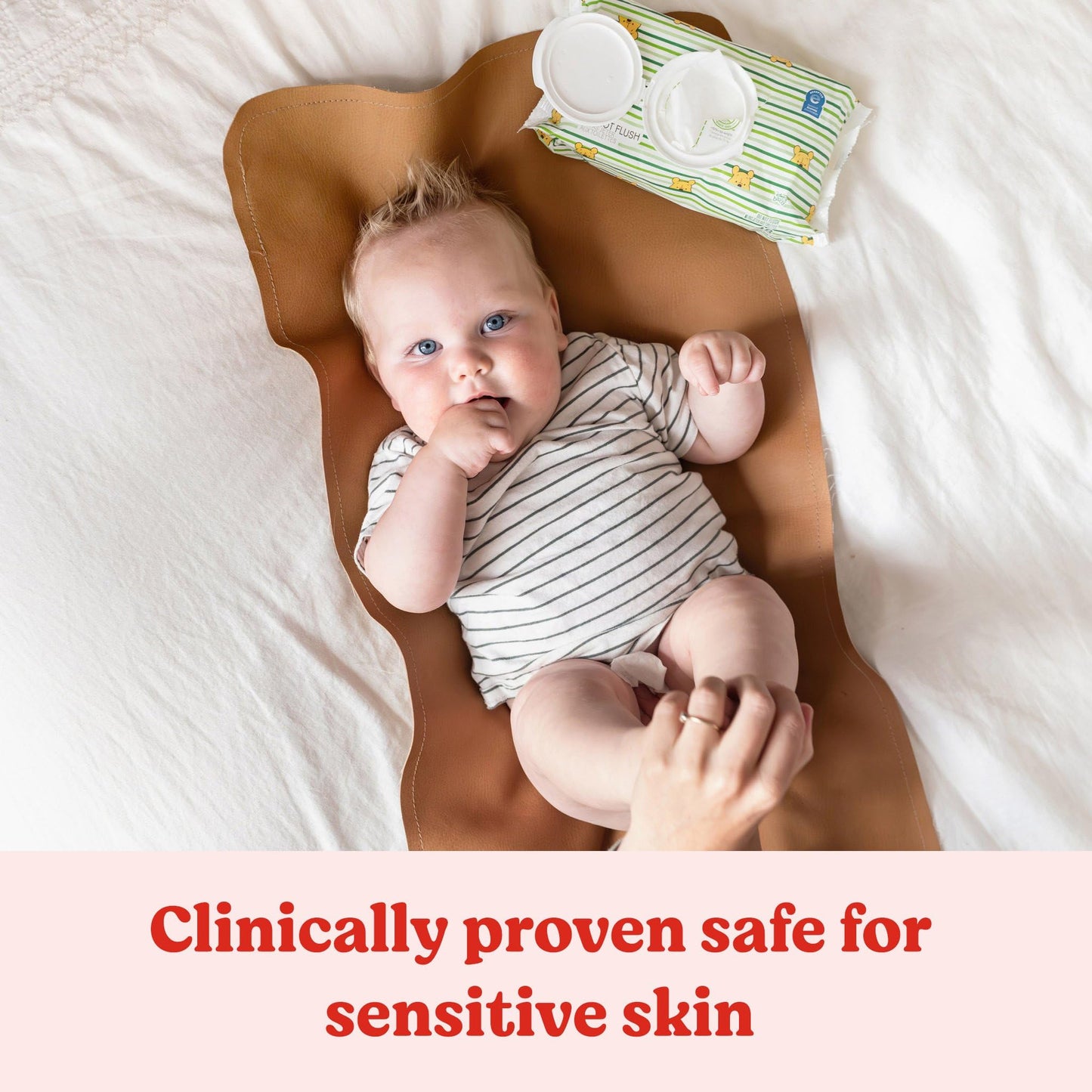 Huggies Natural Care Sensitive Baby-Feuchttücher, parfümfrei, hypoallergen, 99 % gereinigtes Wasser, 15 Flip-Top-Packungen (insgesamt 960 Tücher)