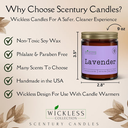 Wickless Citrus Scented Candles for a Cozy Home