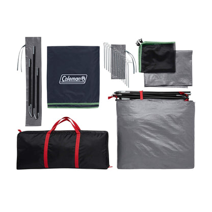 Coleman Skydome Tent with 5 Minute Setup, 2/4/6/8-Person Weatherproof Tent with Rainfly & Carry Bag, 20% More Headroom Than Traditional Canopies