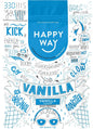 HAPPY WAY Vanilla Whey Protein Powder - 1kg | Smooth Vanilla Essence | Supports Toning & Muscle Recovery | Ideal for Shakes, Smoothies & Healthy Recipes