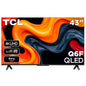 TCL 43-Inch Q6 QLED 4K UHD Smart TV with Fire TV (43Q651F, 2025 Model) Dolby Vision, HDR PRO+, Dolby Atmos, Alexa Built-in with Voice Remote, Apple AirPlay 2 Compatibility, Streaming Television