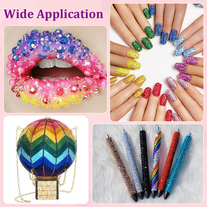 Unleash Your Creativity with TINKRSTUFF's 34000Pcs Resin Jelly Rhinestones