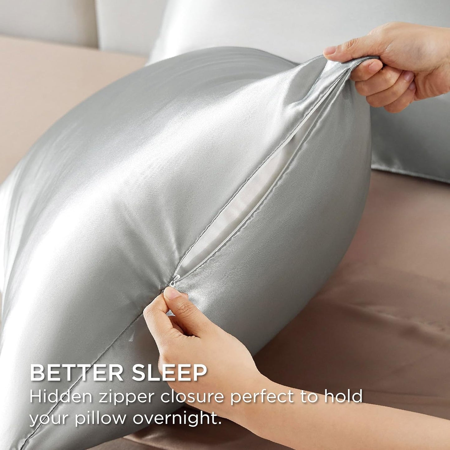 Bedsure Satin Pillow Case Queen Size 2 Pack Review: A Game-Changer for Hair and Skin