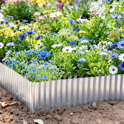 2-Inch x 66 FT Landscape Edging Border with 100 Spikes, No Dig Garden Border Edging Kit, Plastic Edging Border Flexible for Garden Flower Beds Lawn Yard Paver Pathway (Black)