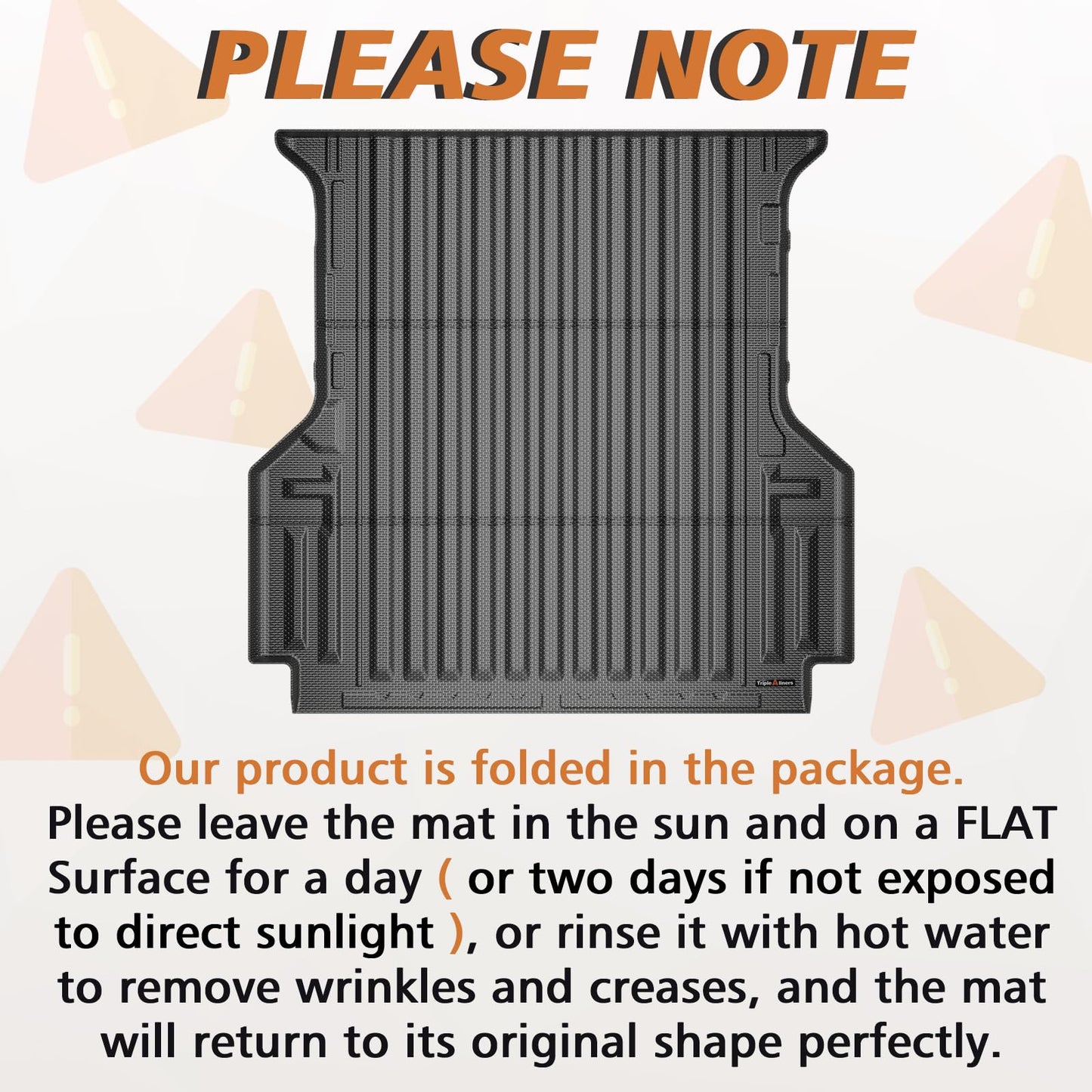 TripleAliners Truck Mat Compatible with 2019-2026 Chevy Silverado 1500 / GMC Sierra 1500 6.6FT Accessories, Truck Bed Mat Heavy Duty Custom Fit All Weather Protection TPE Pickup Liner, Standard Bed