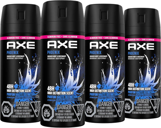 Axe Phoenix Body Spray 4x 113g
