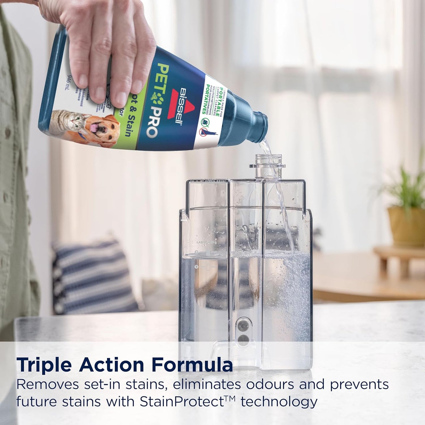 Bissell® Little Green® Proheat® Pet, Portable Deep Cleaner with Heated Cleaning Technology, Quickly Heats to 120°F, Self-Cleaning Tough Stain Tool and Pet Pro Oxy Triple Action Formula Included, 3921B Visit the Bissell Store