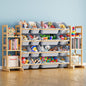 SpaceAid Toy Storage Organizer with 6 Shelves and 12 Bins, Bookshelf/Bookcase, Kids Bin Shelf, Toys Box for Playroom Organization for Bedroom & Room Decor, White, 52.3" W