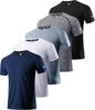 Small5 Pack-black/White/Gray/Navy/Heather Grey