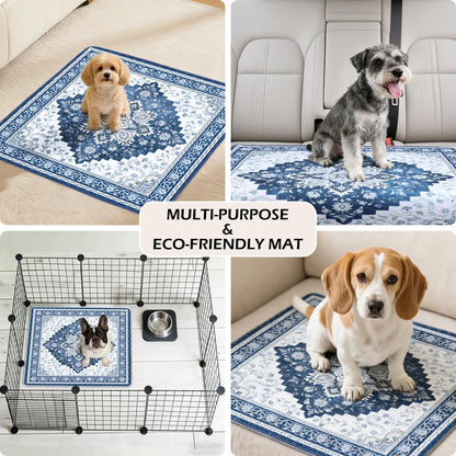 INVENHO Washable Pee Pads for Dogs 72"x72" Reusable Dog Pads Extra Large Upgrade Non-Slip Dog Pee Pads Heavy Absorbency Puppy Pee Pads Quick Dry Whelping Pads/Waterproof Puppy Training Pad
