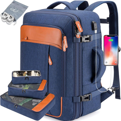 X-LargeBlue(backpack With 3 Packing Cubes)